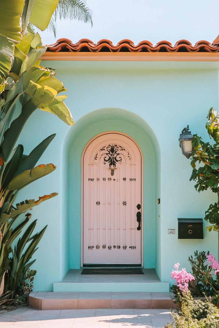 Retro Color Palettes With Antique Door Designs - photo 3