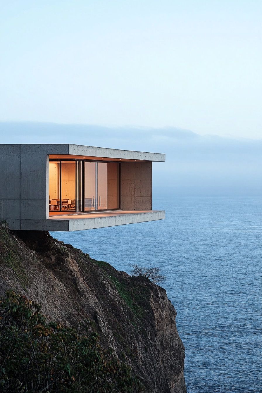 Minimalist Concrete House With Panoramic Views - photo 3
