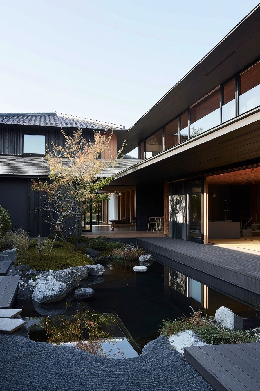 Courtyards Centered on a Water Feature