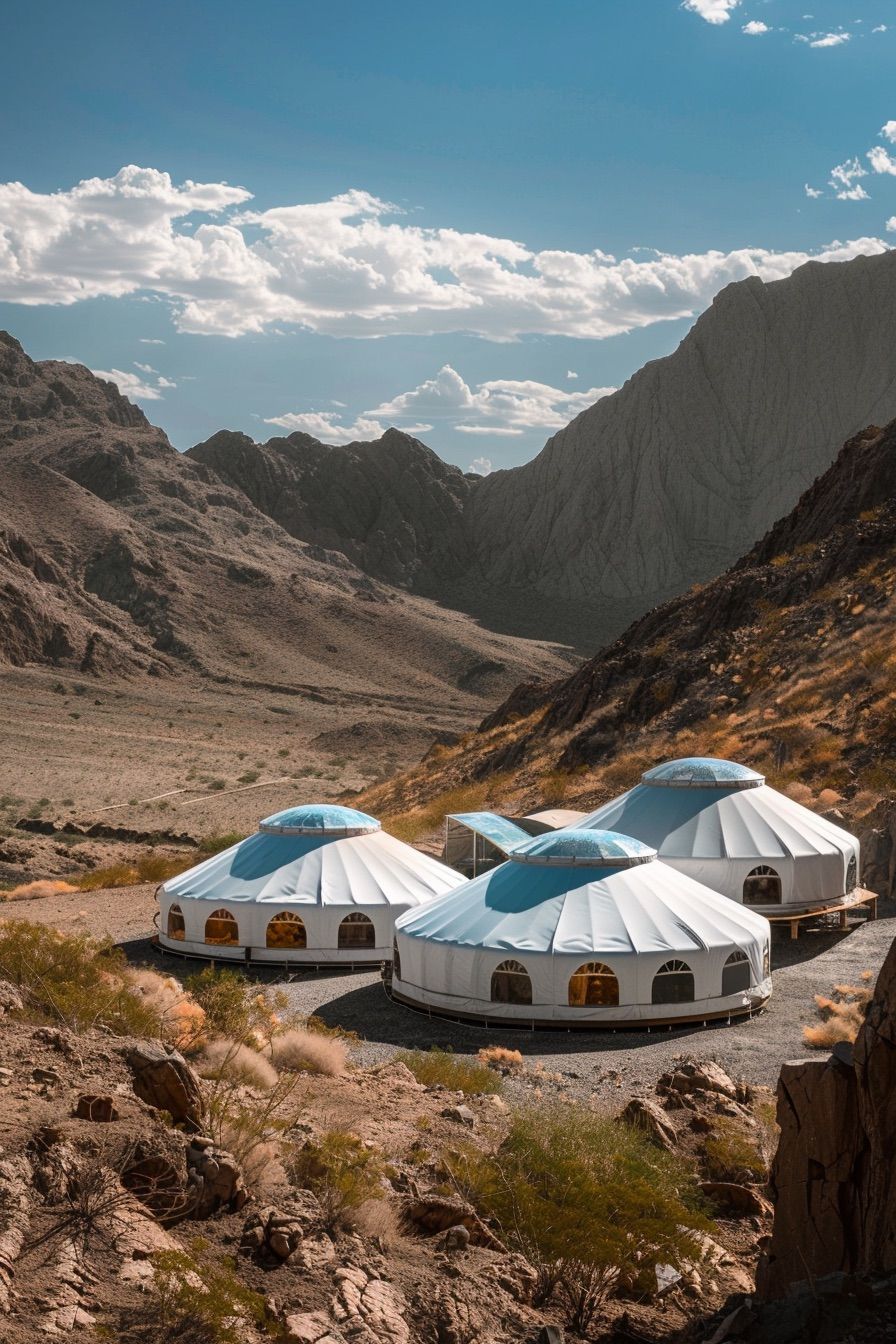 Nomadic Yurt Village Living