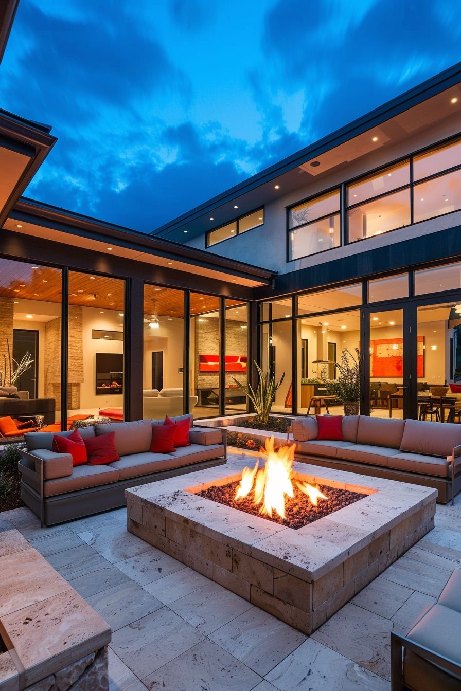 Fire Pits for Outdoor Courtyard Space - photo 4