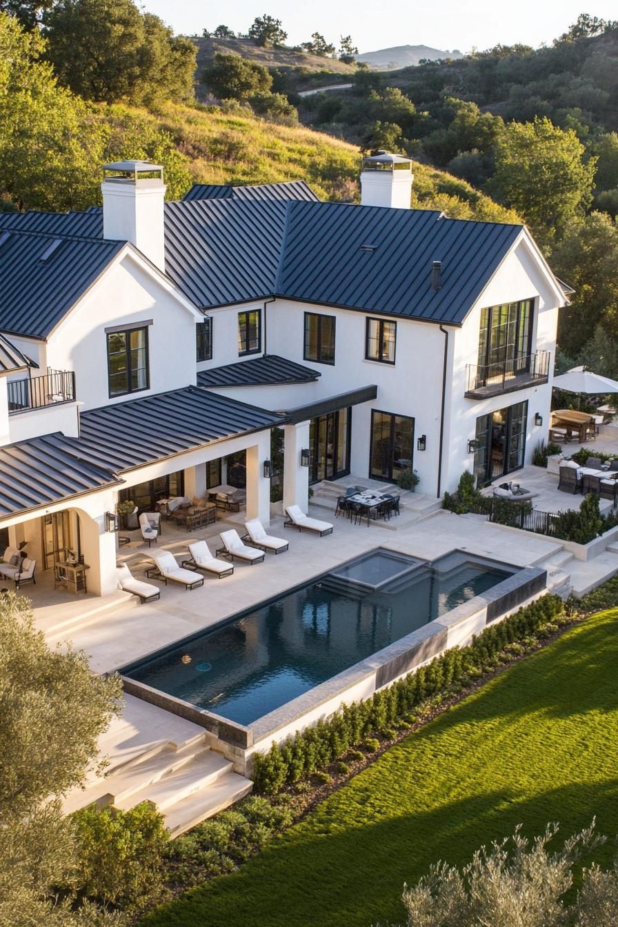 Modern Hillside Mansion With Style
