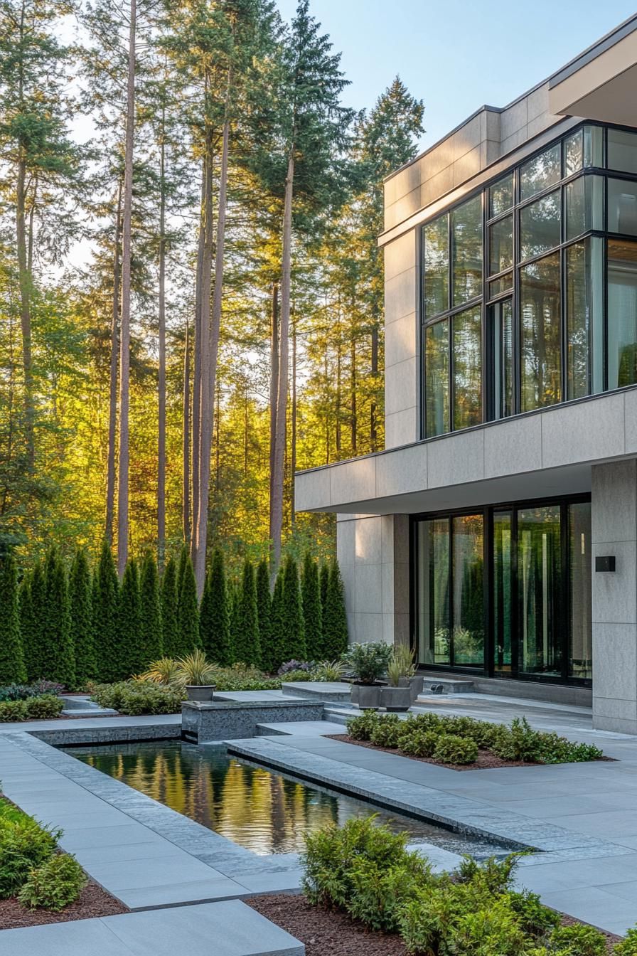Modern Villa With a Peaceful Garden