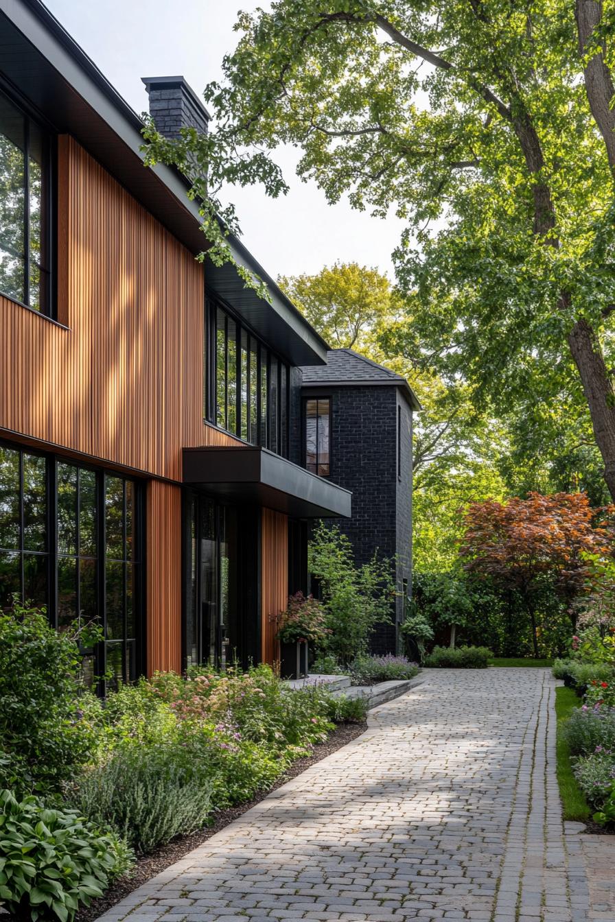 Elegant Abode Under Leafy Canopy