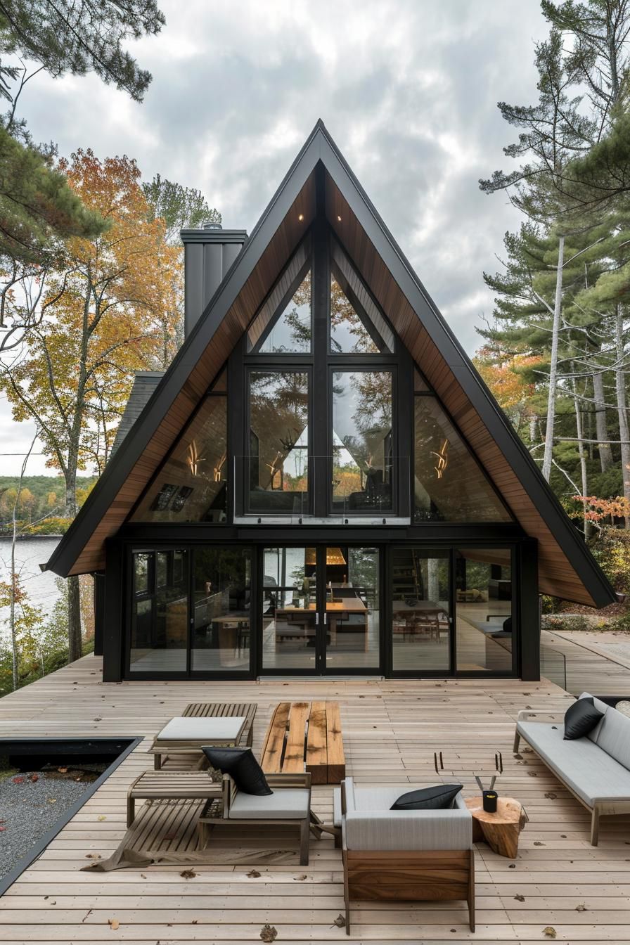 A-frame With a Spacious Outdoor Deck - photo 3