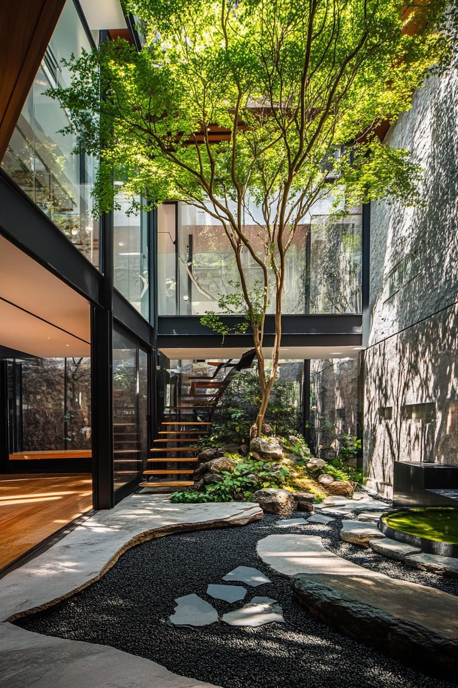 Zen Garden Featuring a Koi Pond - photo 2