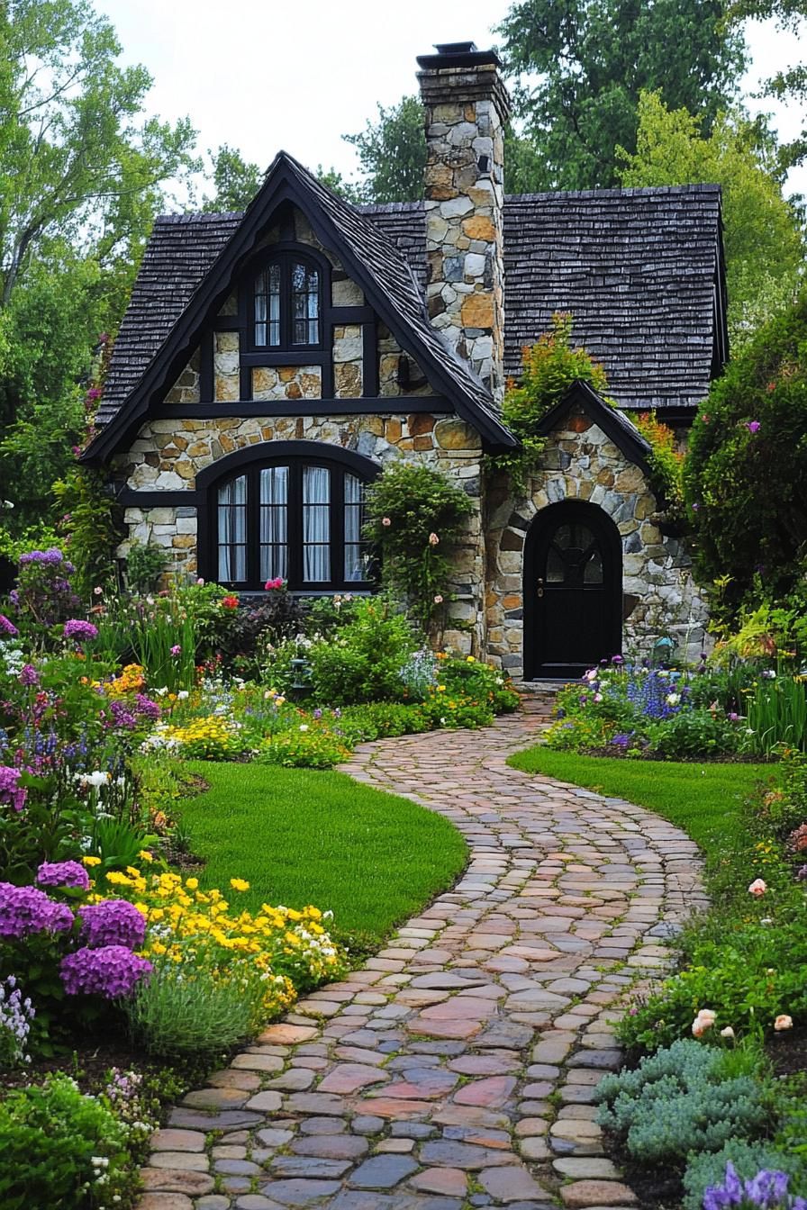 13) Fairy Tale-Worthy Stone Cottage