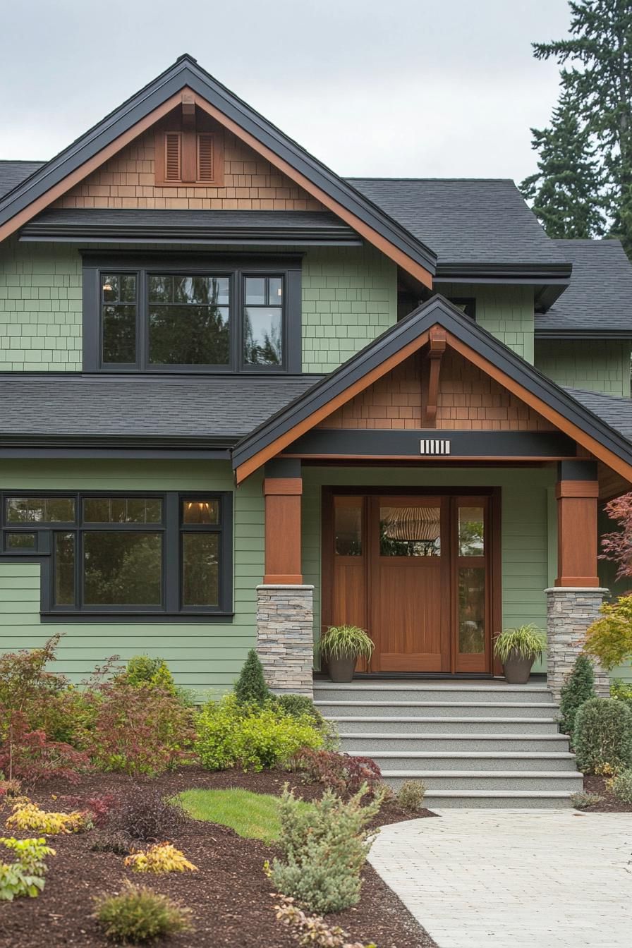 31 Lovable Craftsman Houses and Their Exterior Designs - photo 3