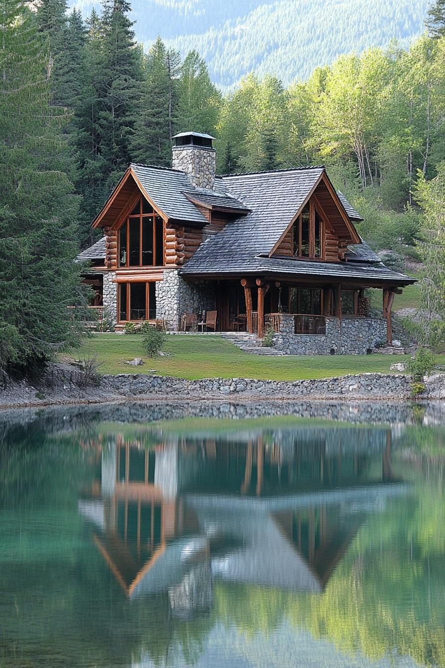 A Storybook Lodge by Calm Waters