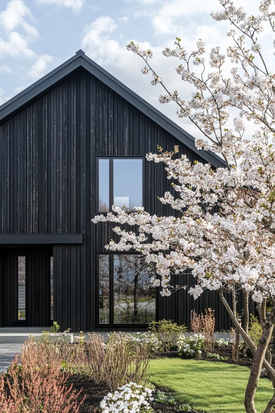 Shou Sugi Ban Siding on a Japanese-inspired Timber Frame - photo 3