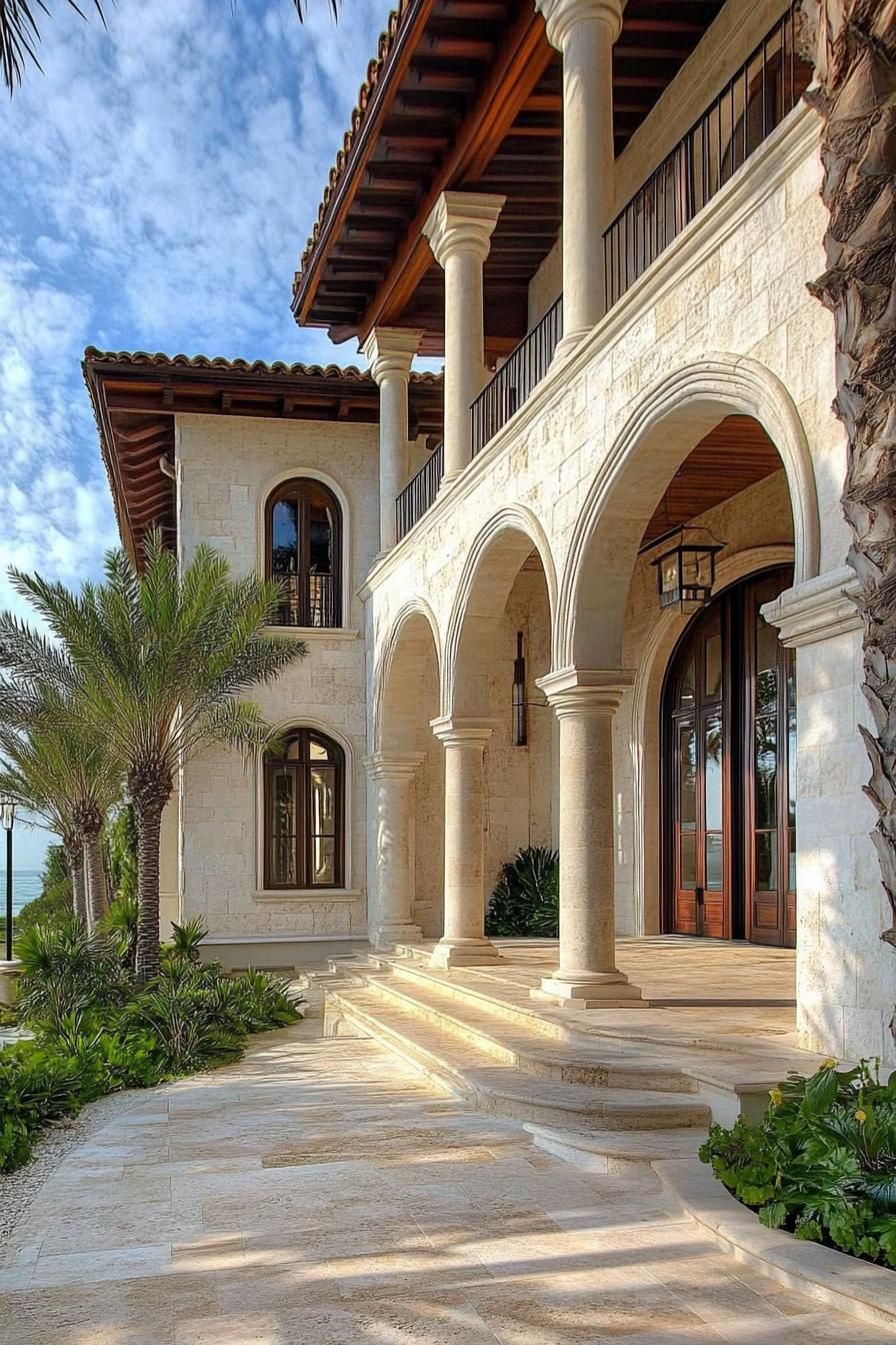 Bold Arches on a Grand Estate