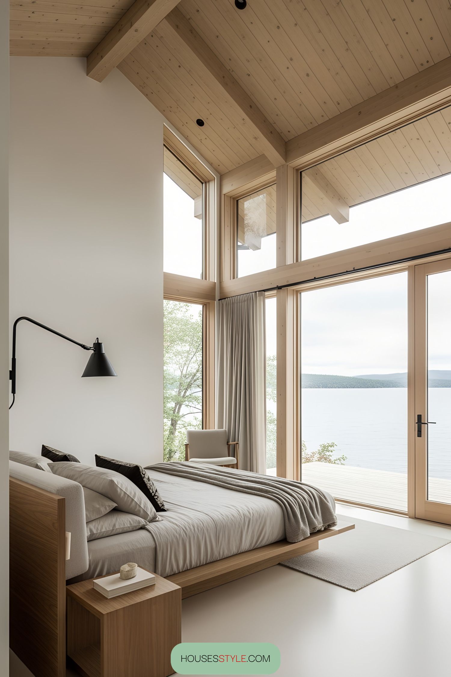 Waterfront Bedroom Built for Restful Sleep