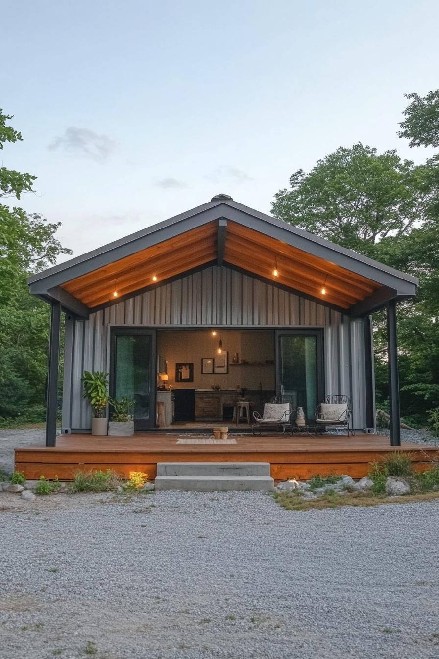 A Container Cabin Escape In The Woods