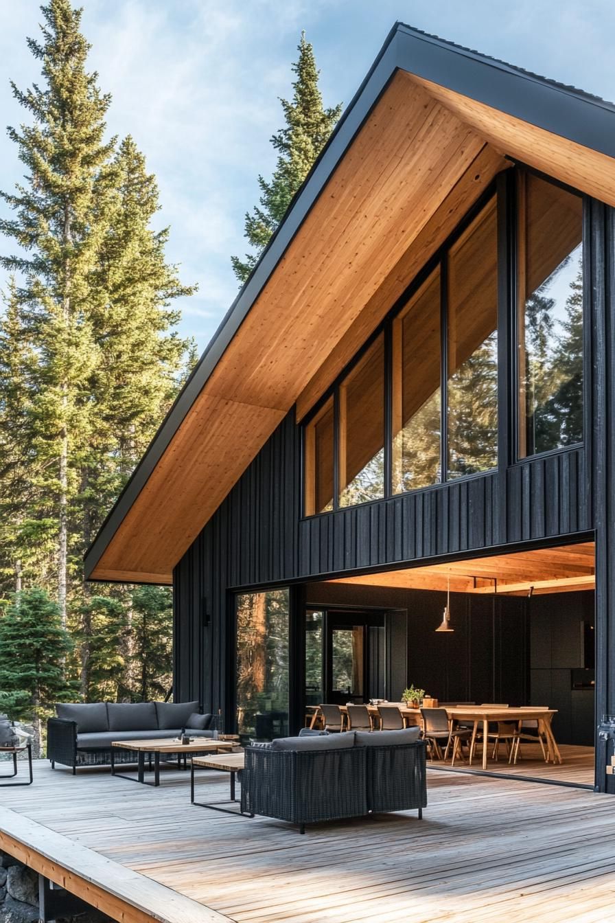 A Modern Chalet Tucked Among Pines