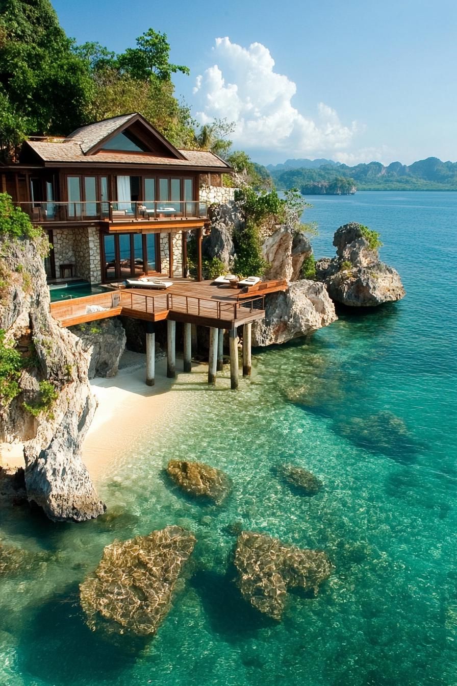 Beachfront Villa With Private Pier Access - photo 2
