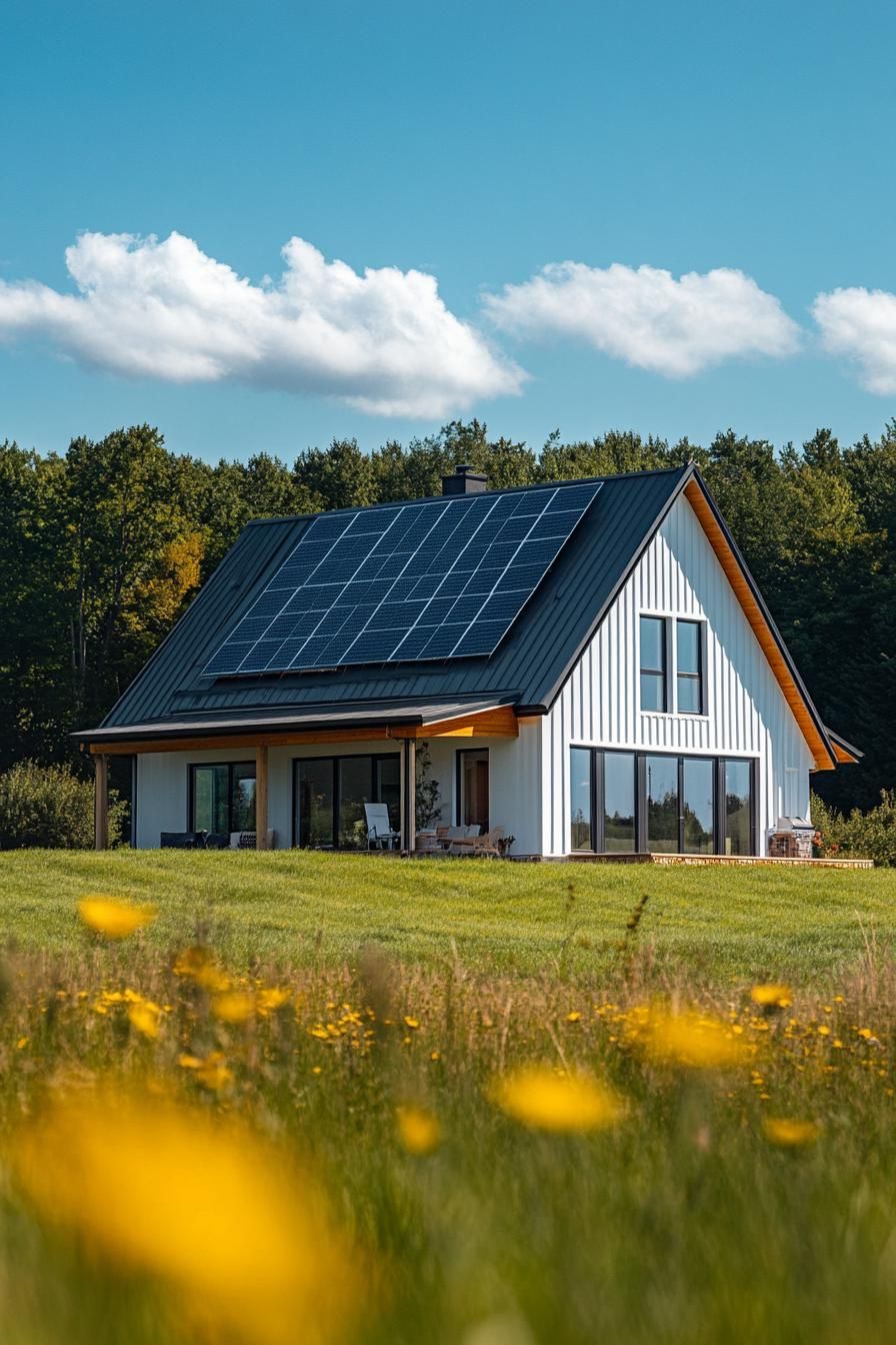 Solar Panels on a Gabled Roof - photo 4