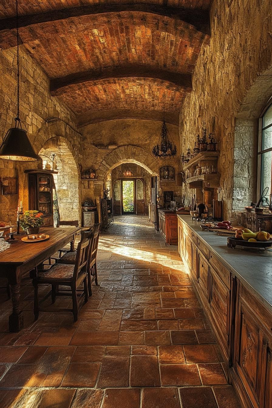Rustic Elegance Inside a Tuscan Home