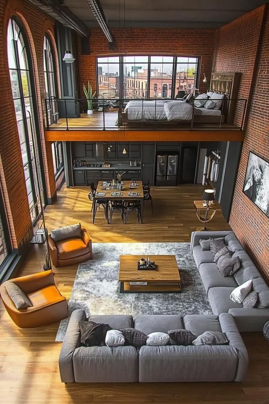 Loft Bedroom Tucked Into a Mezzanine - photo 4