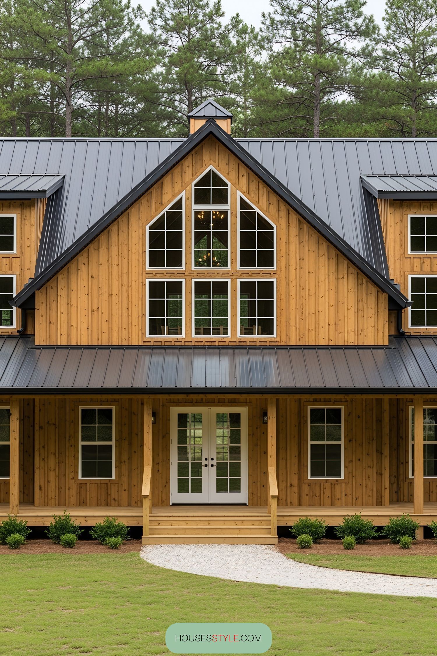 A Barnhouse with a Beautiful Veranda