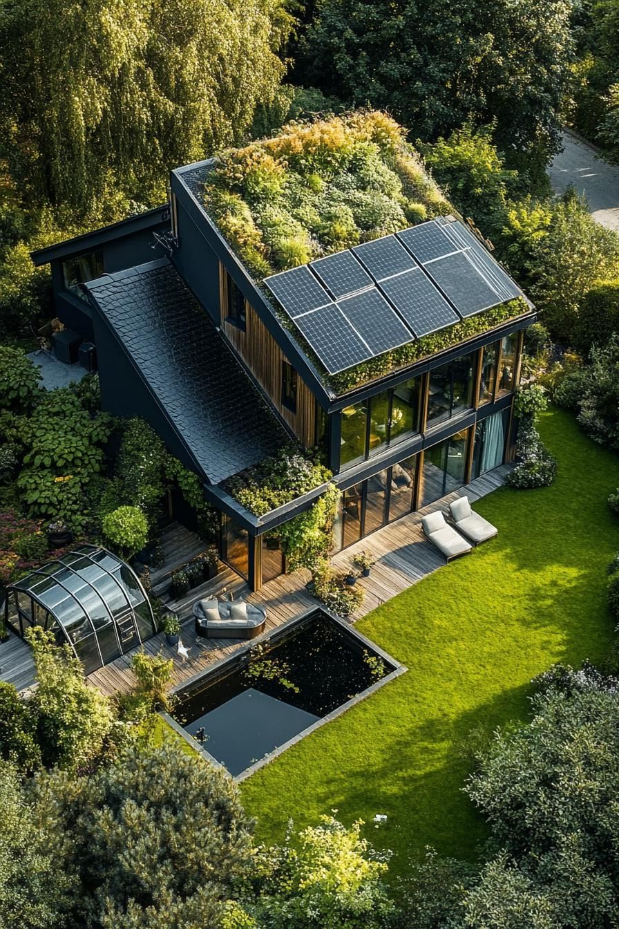 Green Roof Eco House With Added Perks