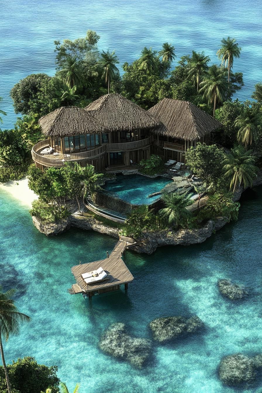 Private Island Estate With Overwater Bungalows - photo 3