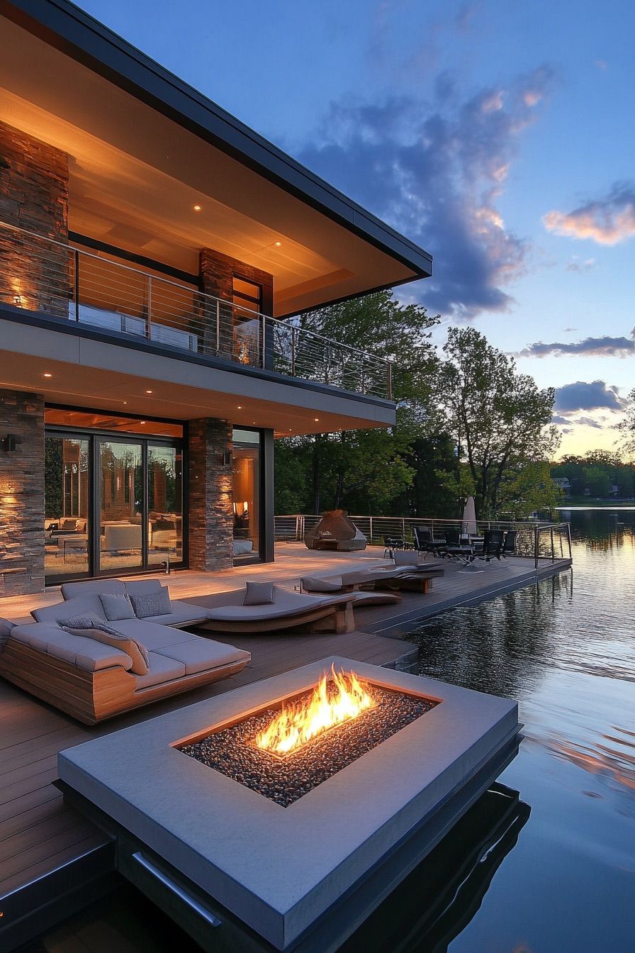 Cozy Outdoor Fire Pit Lounges - photo 2