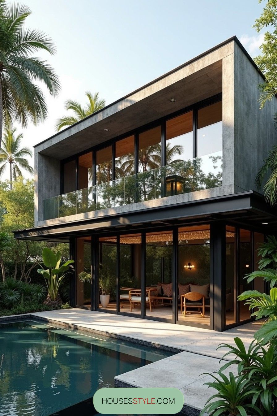 A Garden Setting for a Concrete Cube