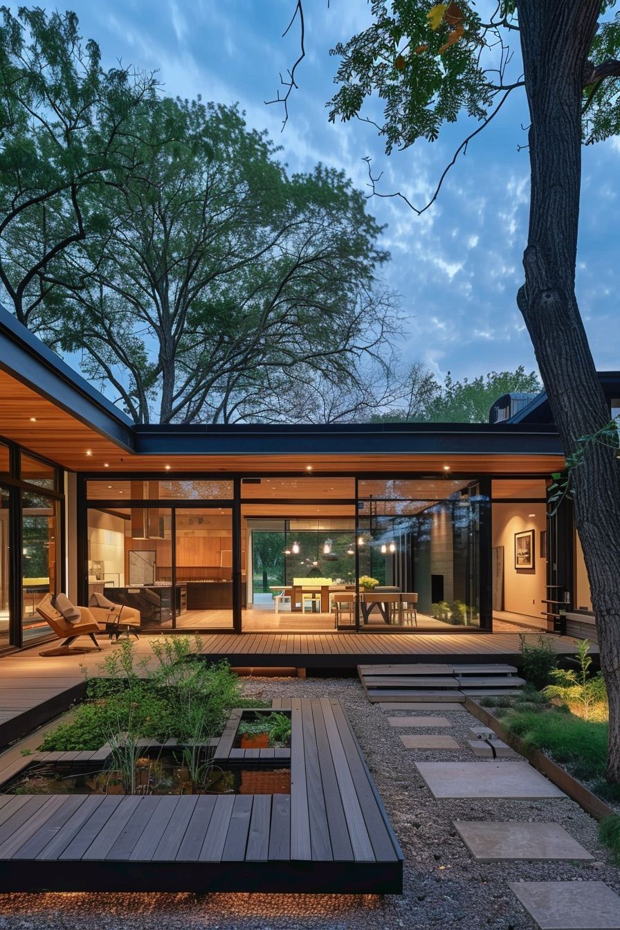 Wooden Decks That Float Above the Yard - photo 6