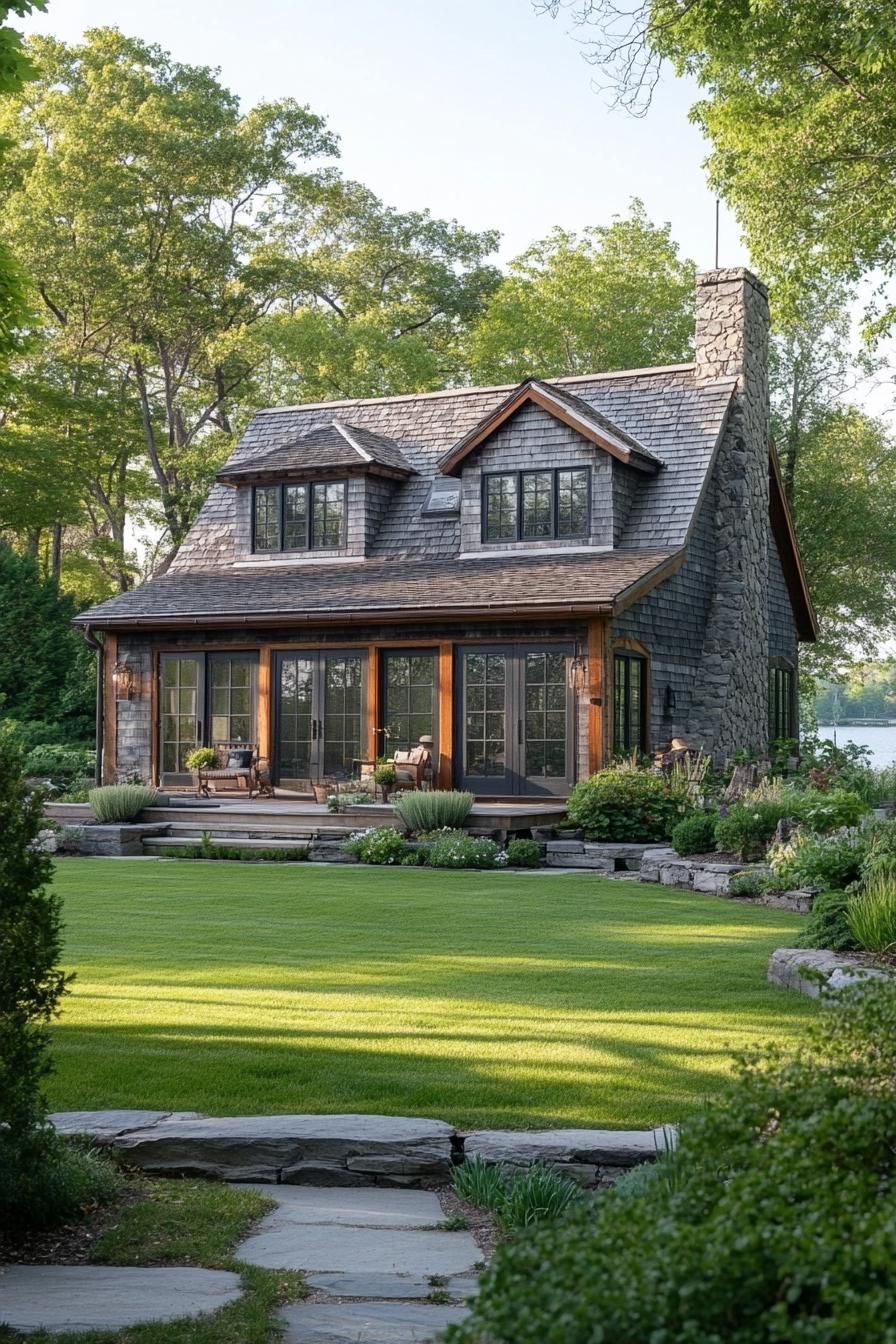 A Stone Cottage With Modern Style