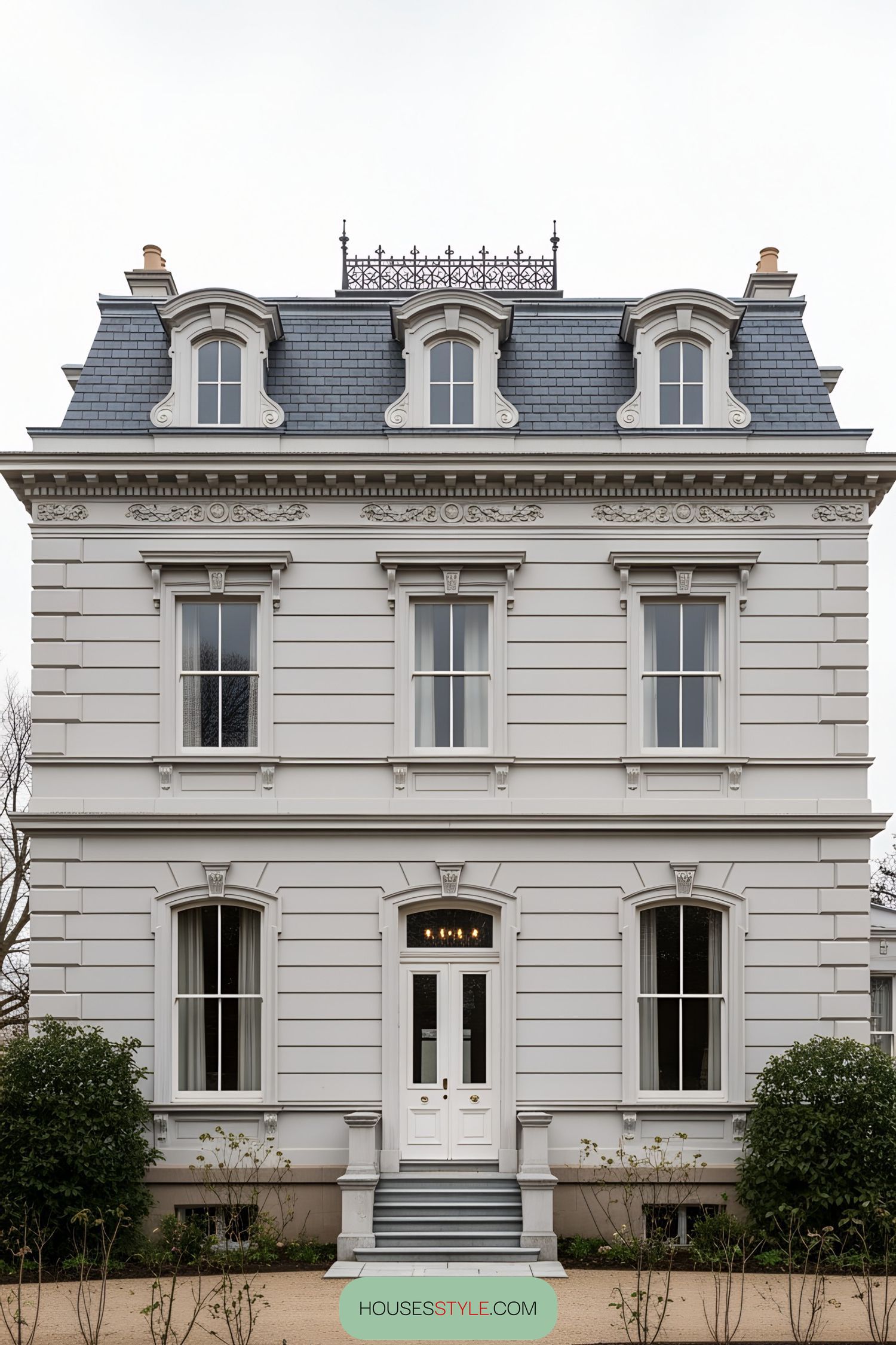 A White Facade That Defines Victorian Style