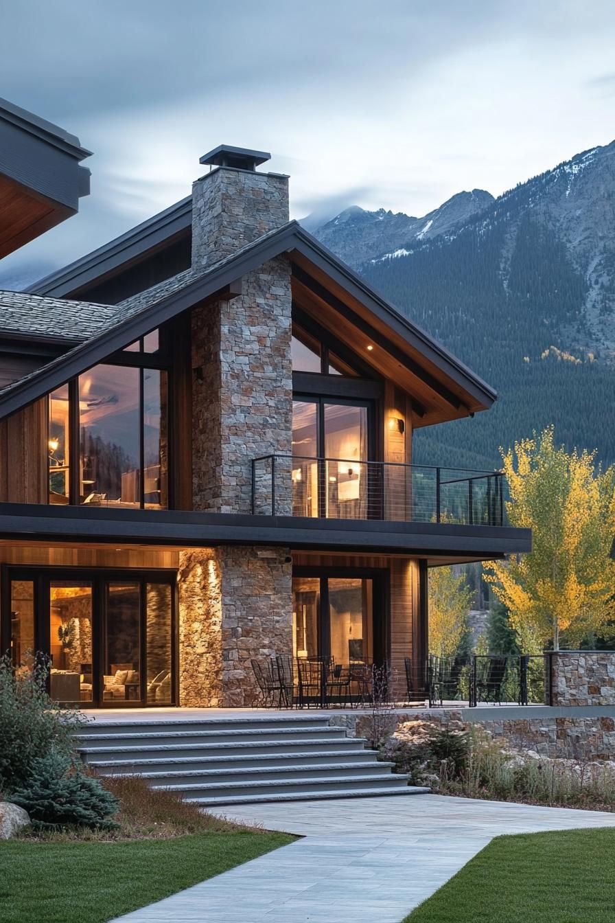 A Chalet Oasis Framed by Peaks