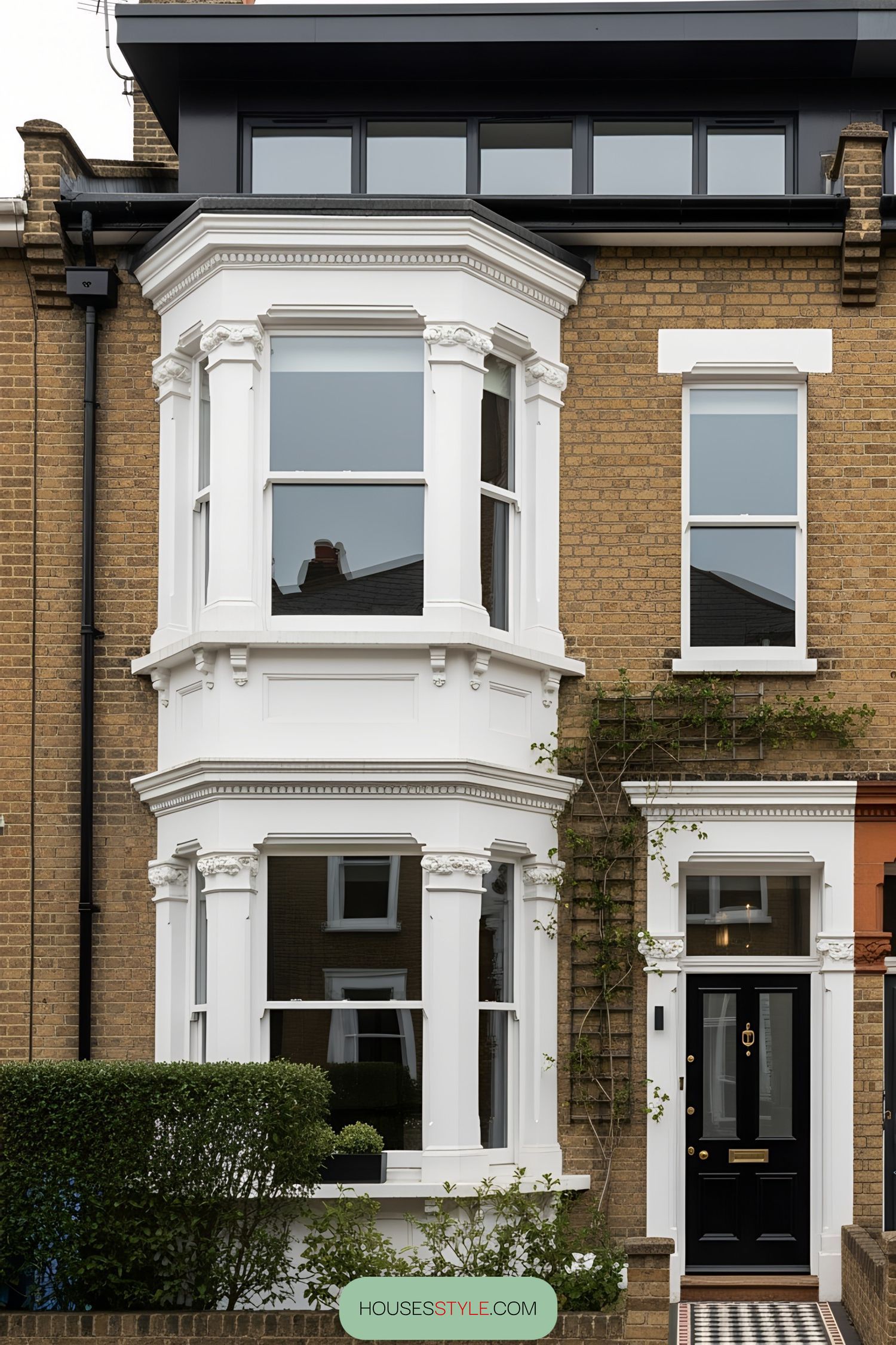 Exposed Brick and Bay Windows: Victorian Style