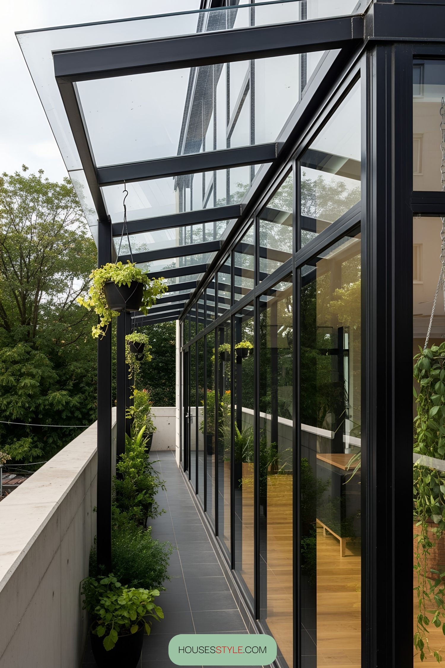 Glass Terrace With Sweeping Outdoor Views