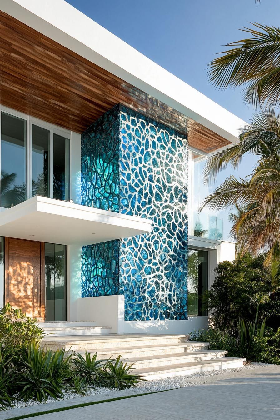 8. Coral Reef-Inspired Villa
