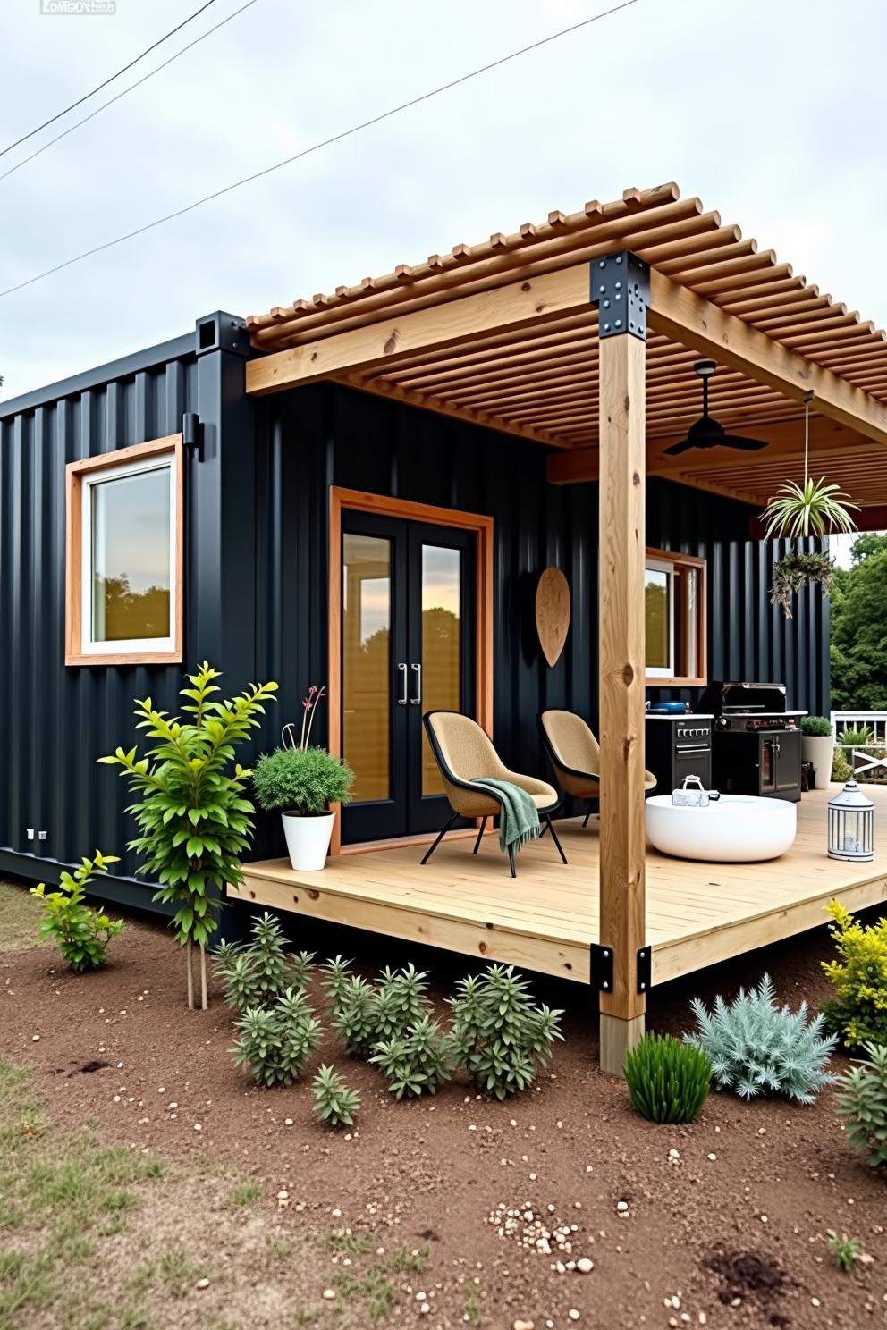 The Compact Comfort Zone: A Steel Abode