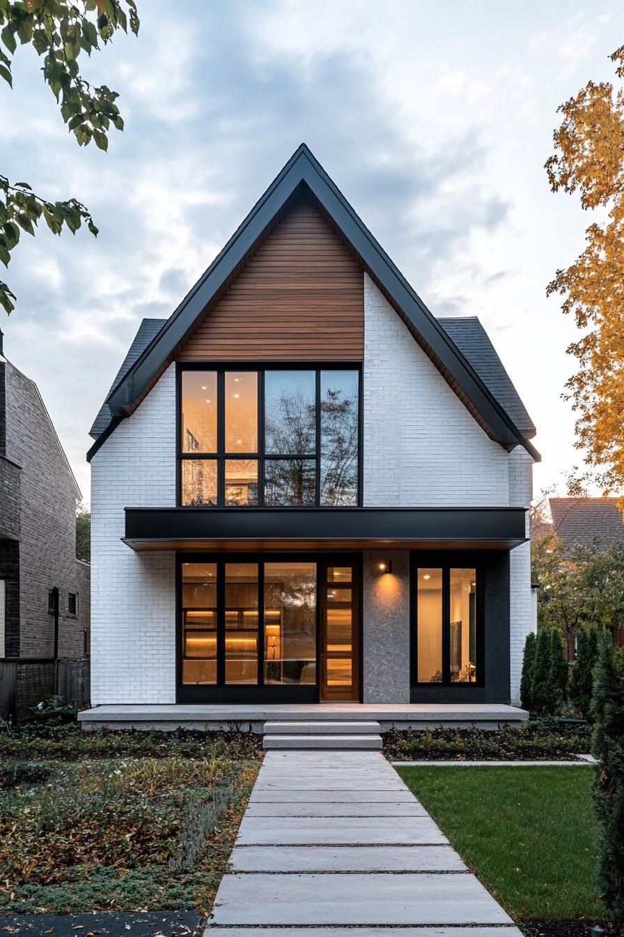 Symmetrical Facades, Minimalist Details - photo 4