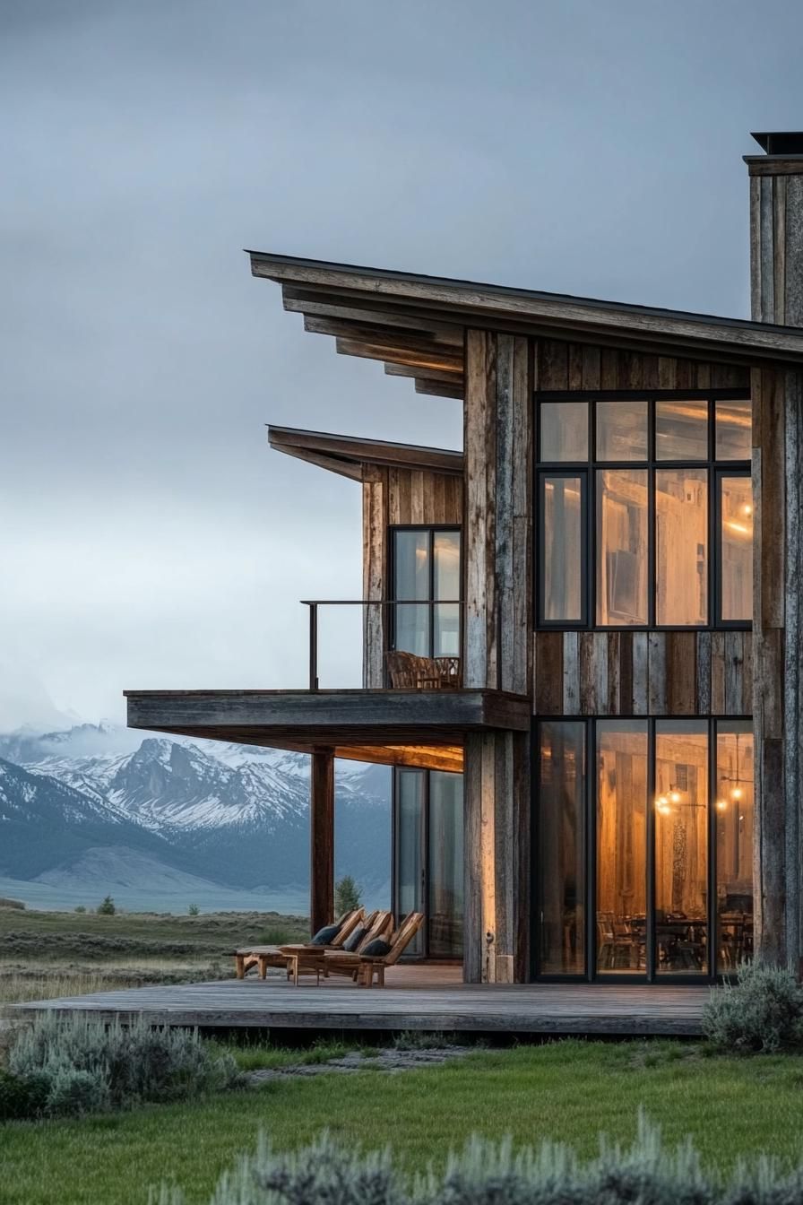 Salvaged Wood Siding Paired With Oversized Windows - photo 4