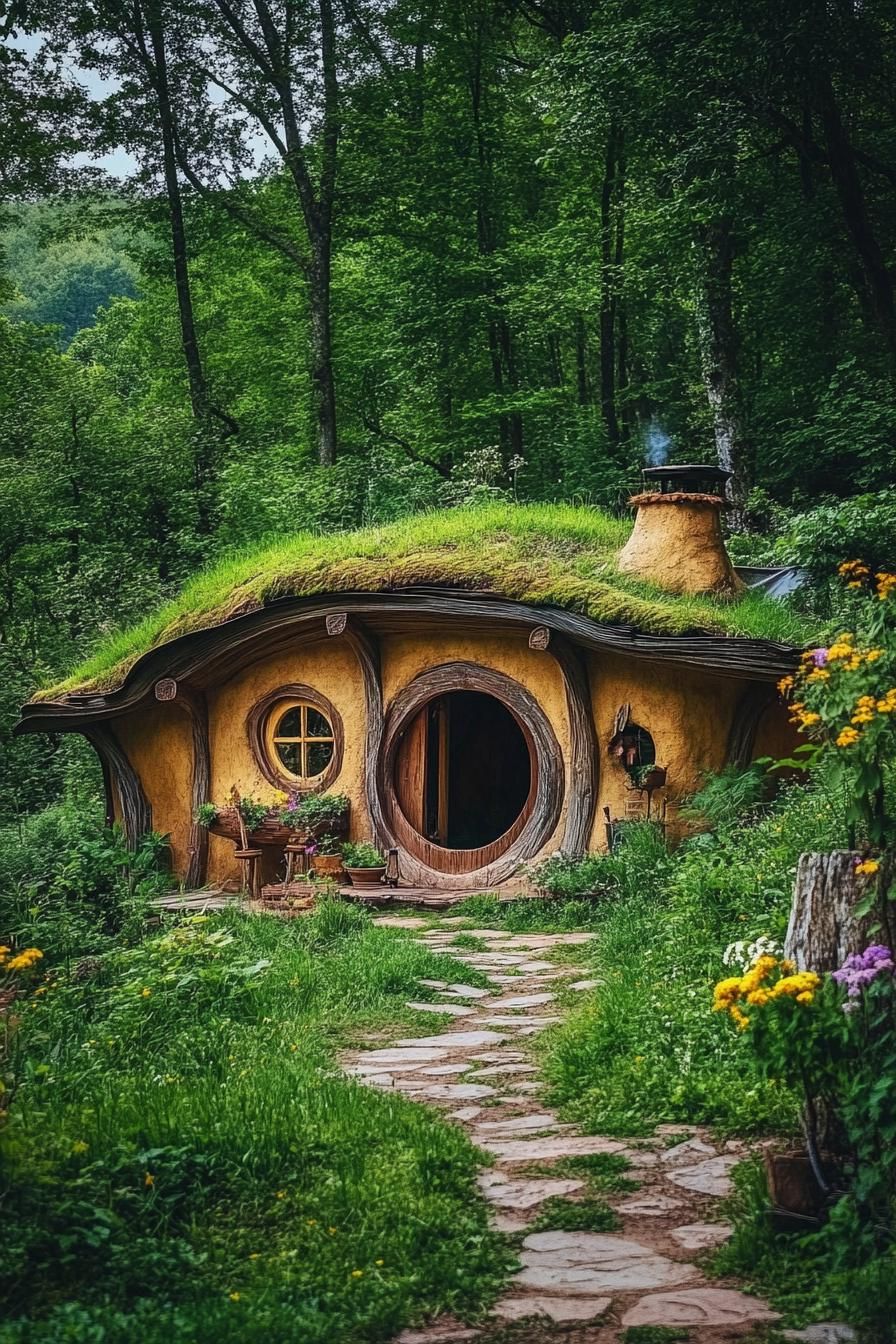 Hobbit-Style Earthen Homes Built Into Hillsides - photo 4