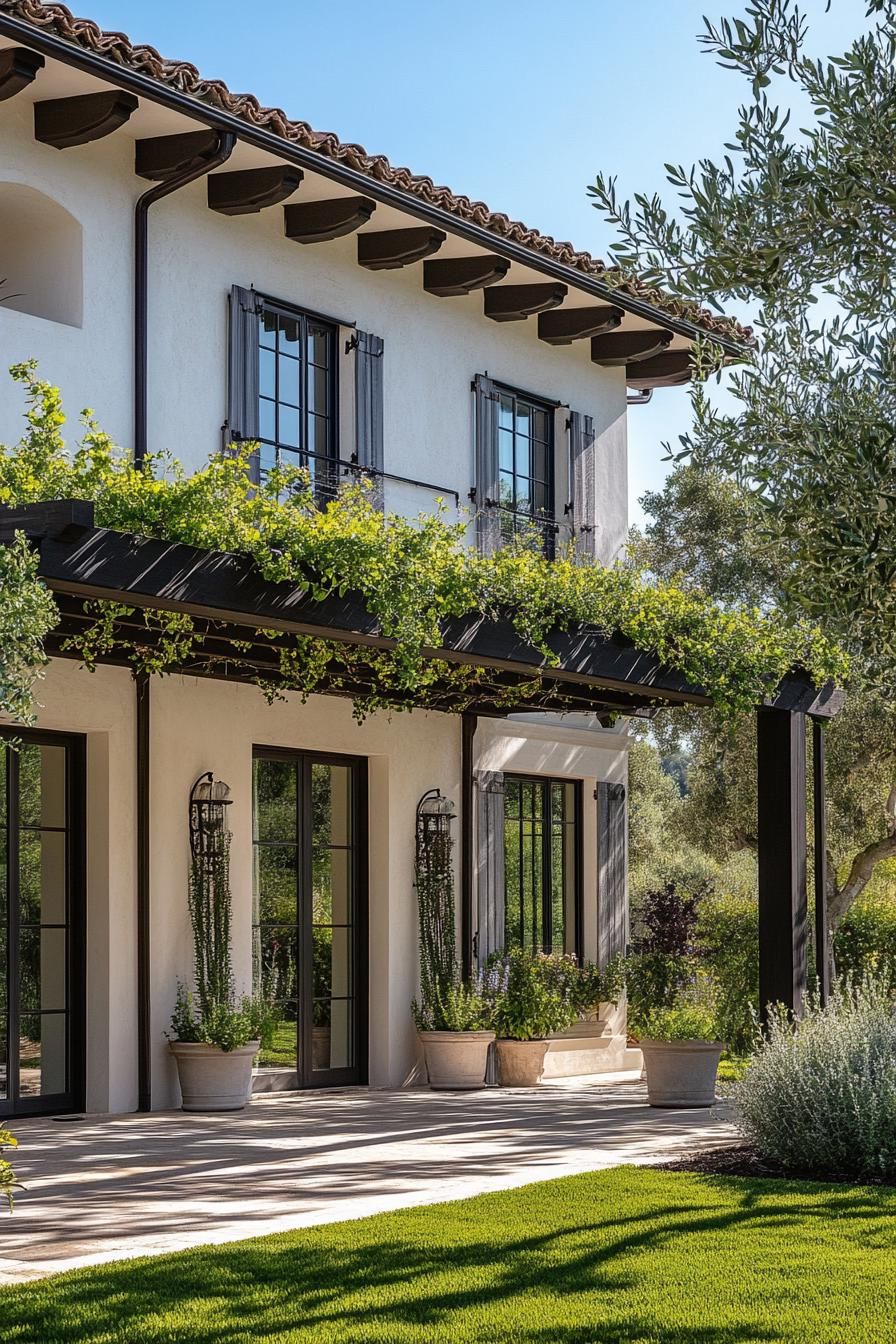 Shaded Vine-Covered Pergolas - photo 4