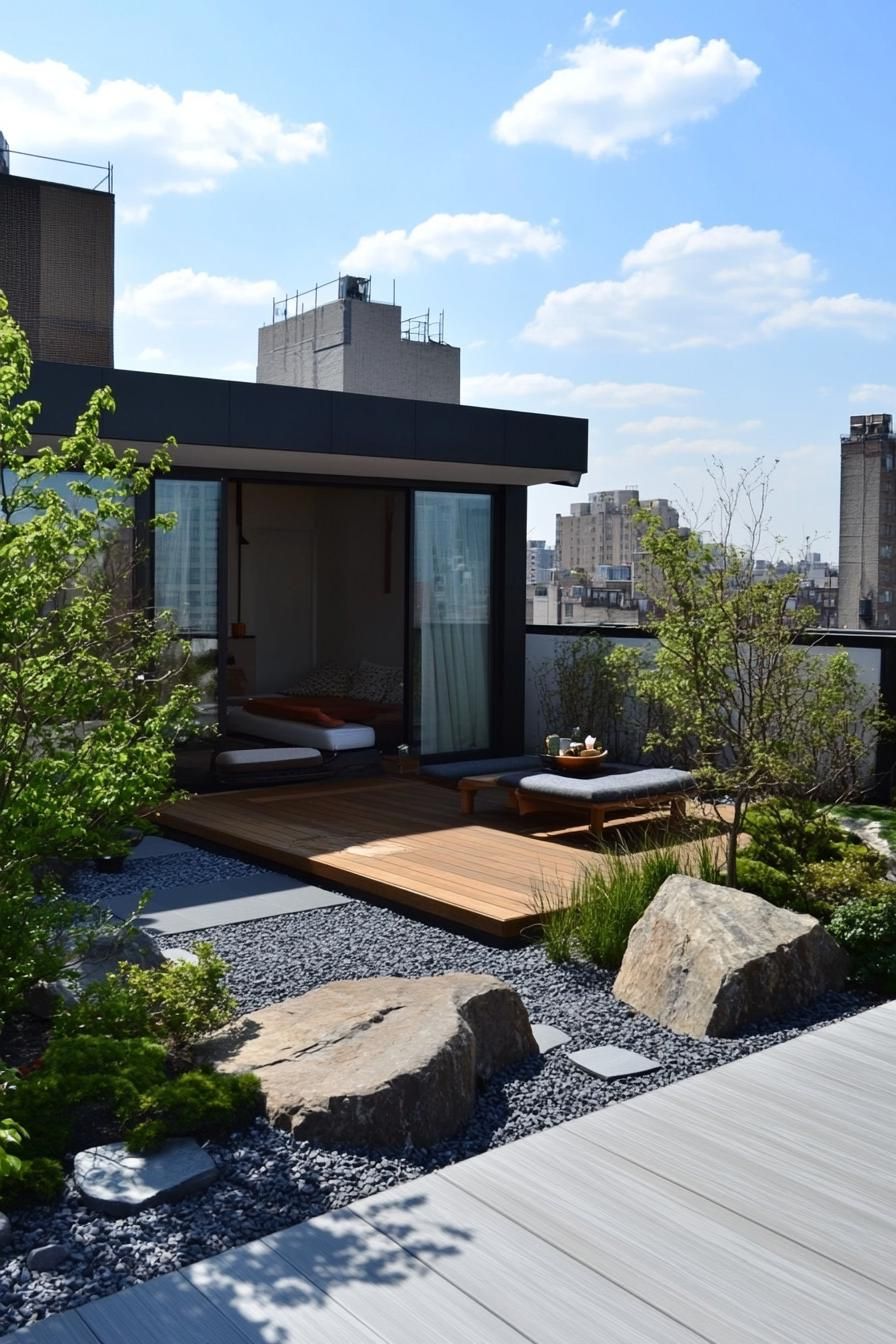 Zen Garden With Eco-Friendly Rooftop Furniture - photo 3