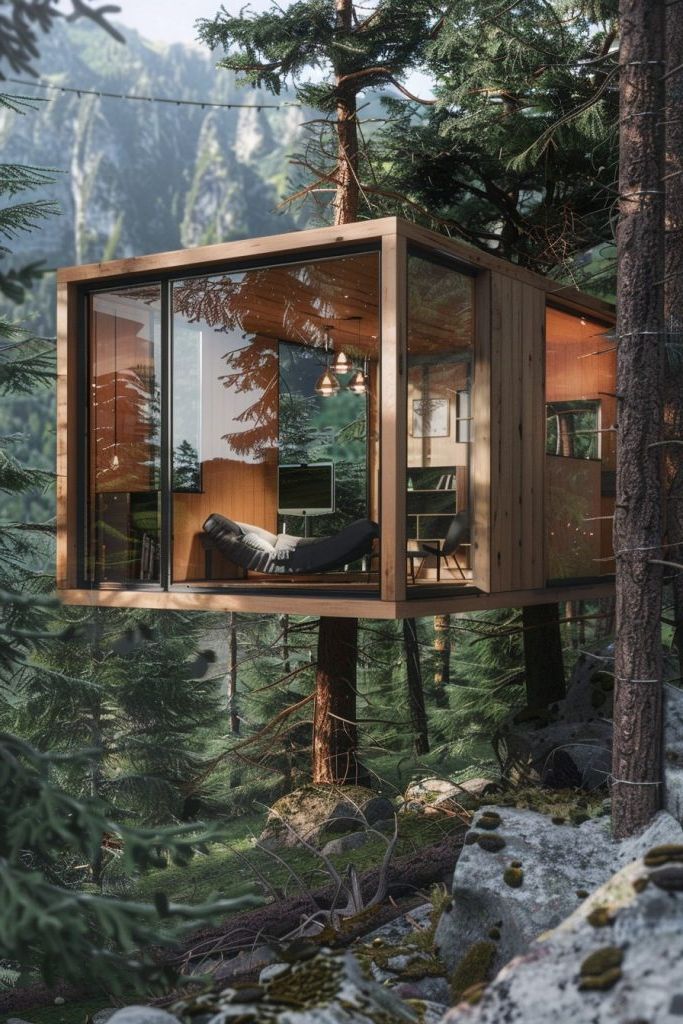 Treehouse Workspace With Glass Front - photo 4