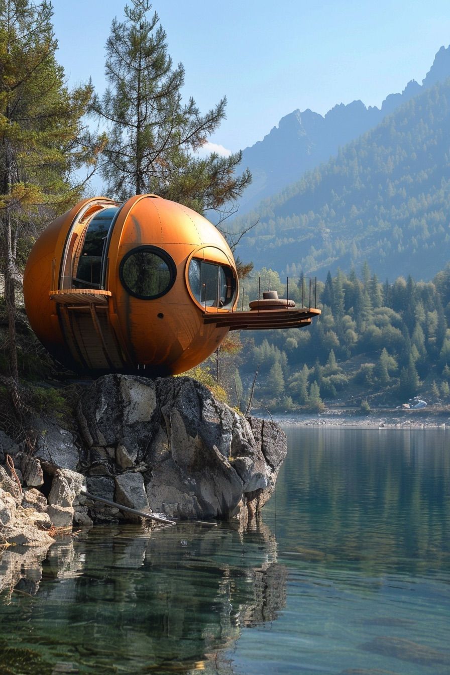 Suspended Floating Sphere Home - photo 4