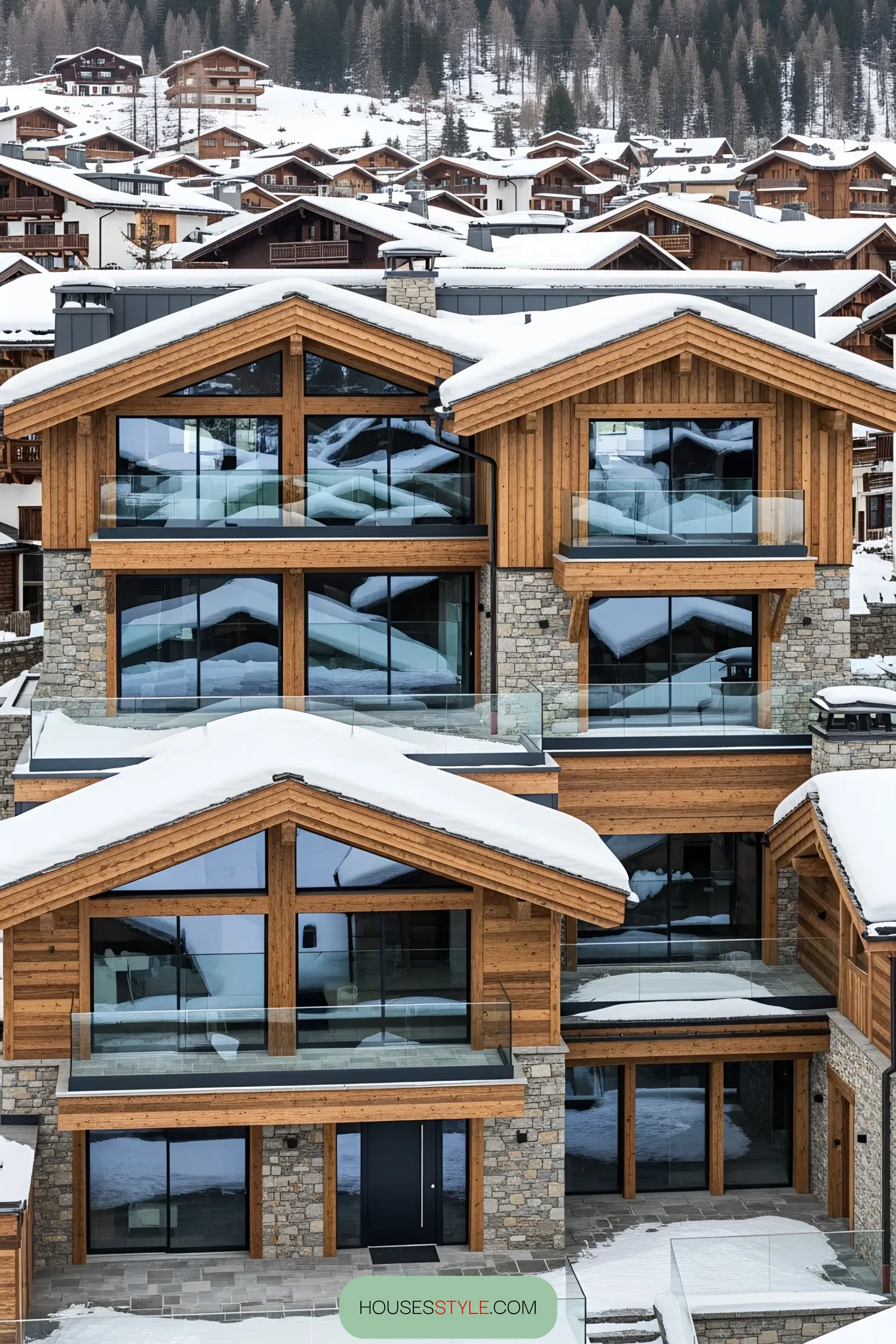 A Snowy Chalet Full of Grand Details