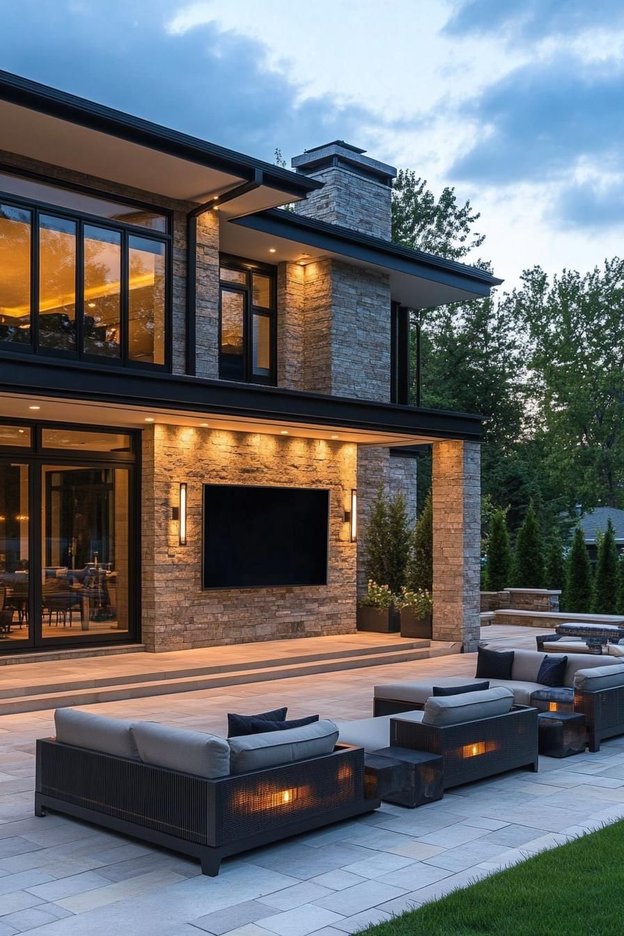 Backyard Outdoor Movie Theater