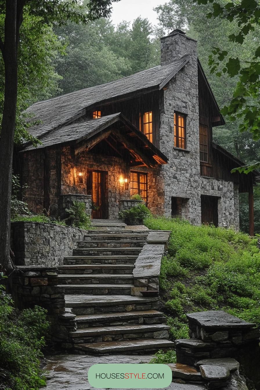 Rustic Stone and Wood Cottage - photo 3