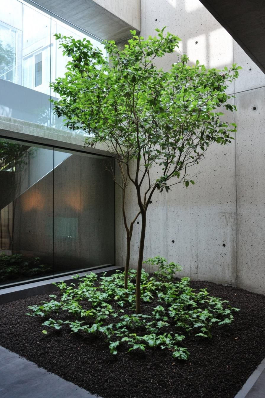 Minimalist Zen Courtyard Design