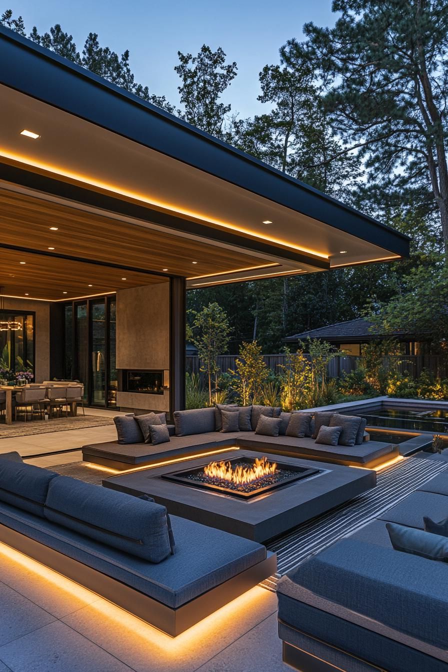 Well-Designed Outdoor Living Area