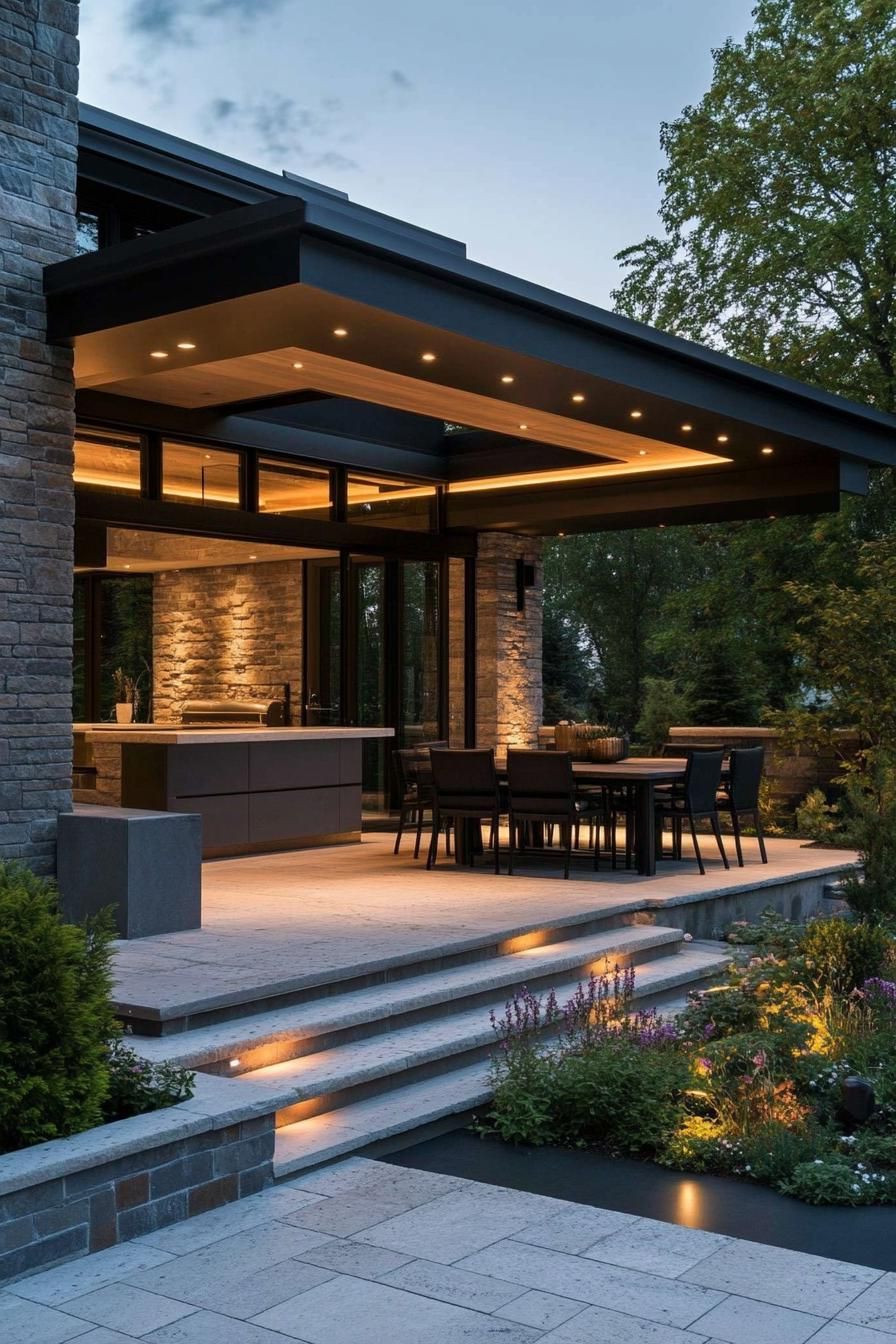 Contemporary Home Set in Lush Greenery