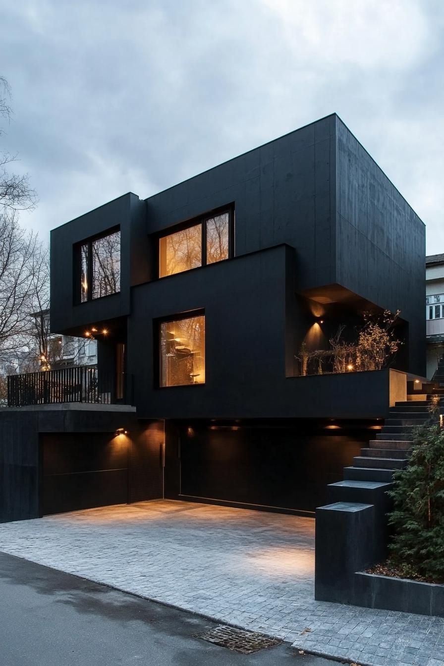 Black Steel and Concrete Industrial Style - photo 4