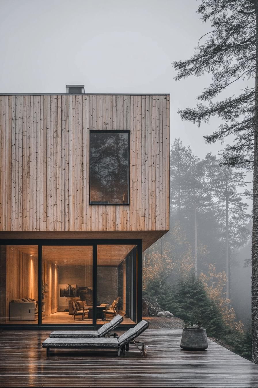 Rustic Wood Framed by Modern Aluminum Details - photo 2